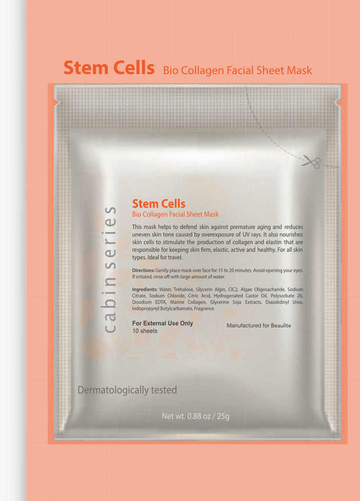 Bio-Collagen Sheet Mask - Stem Cells (10's)