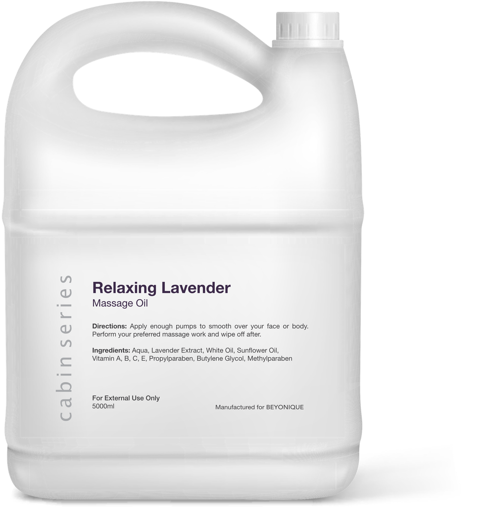 Massage Oil (Aqua) - Relaxing Lavender (5 litres)