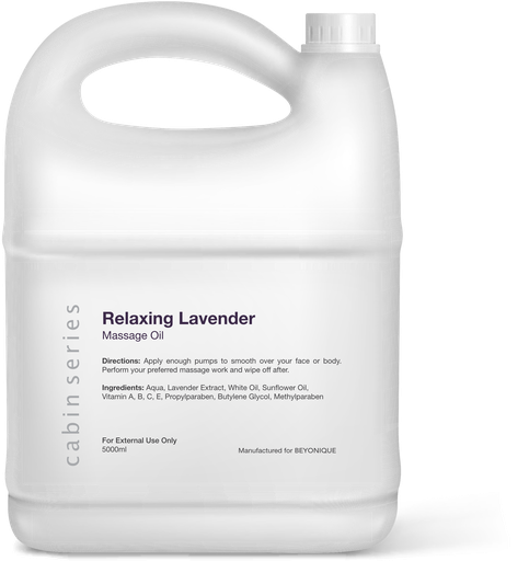 [BUE-LVMO-0005L] Massage Oil (Aqua) - Relaxing Lavender (5 litres)