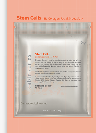 [BUE-SCSM-10IN1] Bio-Collagen Sheet Mask - Stem Cells (10's)